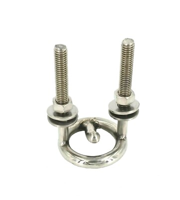 #ad Transom Mount Water Ski Tow Eye Hook 316 Stainless Steel Marine Transom $17.94