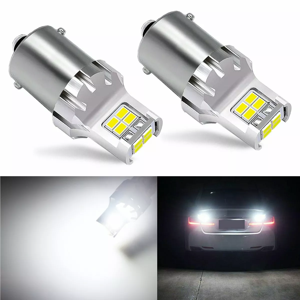 JDM ASTAR 1156 Ultra Bright 12 SMD LED Backup Reverse Light Bulb