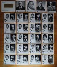 1975-76 NEW YORK RANGERS Team Photos JOHN DAVIDSON ED GIACOMIN GILLES VILLEMURE