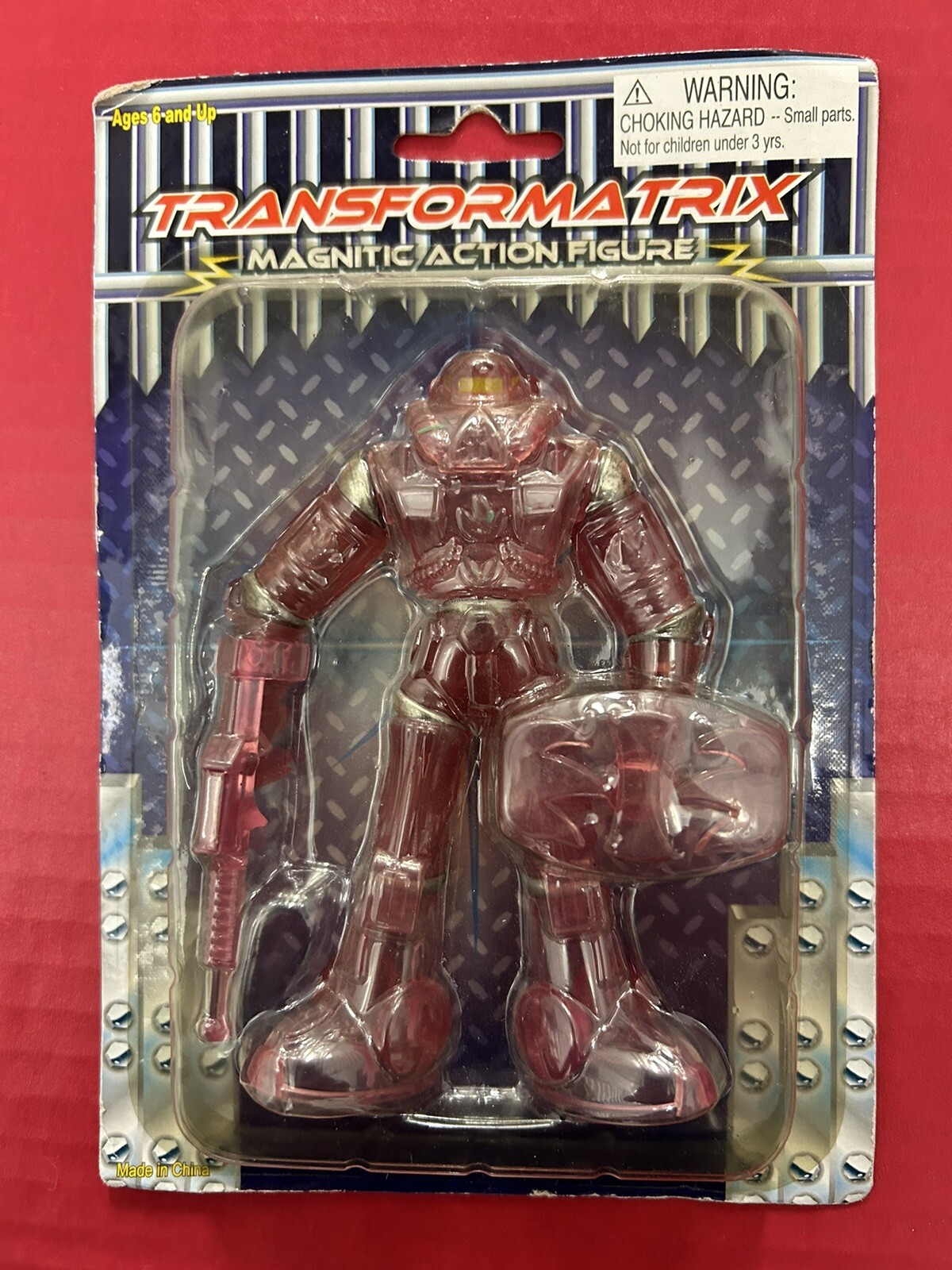 Transformatrix Robot Rare Vintage Transformatrix Magnetic Action Figure Translucent Space ...