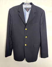 Tommy Hilfiger Boys Navy Blue Blazer Jacket Size 18 regular Classic Gold buttons