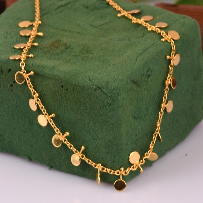 Multi Coin Necklace Handmade Fancy Necklace Adjustable Multi Charm Necklace Item