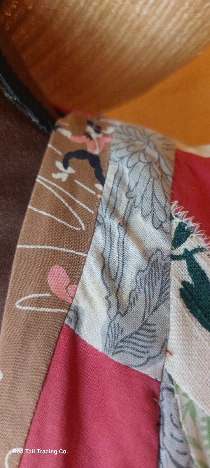 1940s Crazy Quilt Smock Jacket Made From Feedsack… - image 7