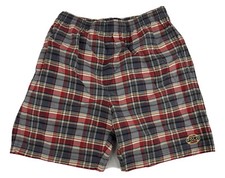 Ralph Lauren Polo Sport Mens Swim Trunks Lined Plaid Sz Large