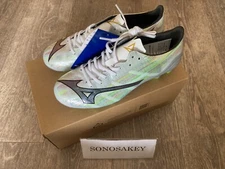 MIZUNO ALPHA II PRO P1GA2564 09 White × Black Iridescent New in Box from Japan