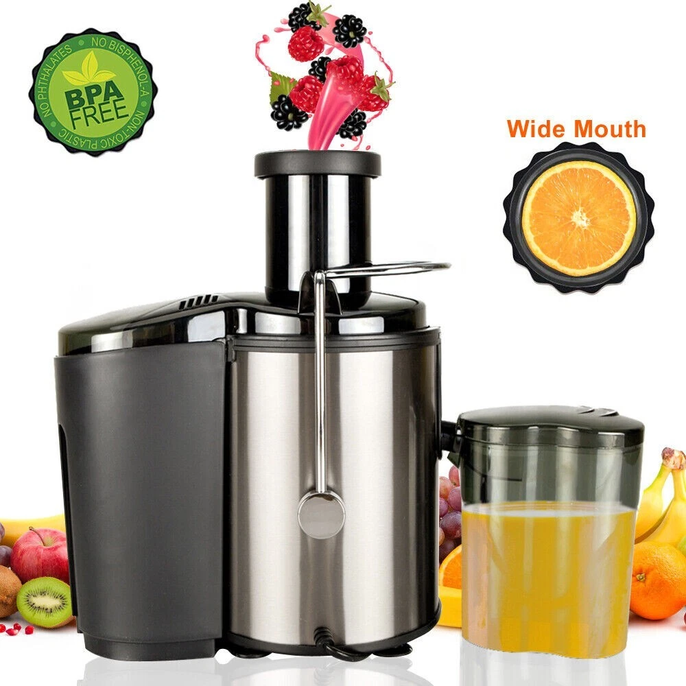 600W Electric Juicer Fruit Vegetable Blender Juice Extractor Citrus Machine New