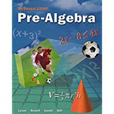 McDougal Littell Pre-Algebra: Student Edition 2005 - Hardcover - GOOD