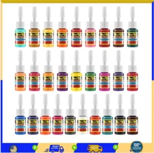 Solong Tattoo Ink Set 28 Colors Pigment Kit 1/6oz (5ml) Supply Ink...