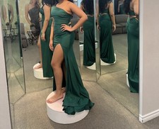 Sherri Hill Green Prom Dress Size 4