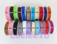 5/8" x 25 Yards 16 mm x 75 FT Sheer Organza Ribbon Spool Bow Wedding Favor Nylon