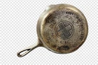 Vintage Griswold Chrome Cast Iron Skillet #7 701A Large Logo
