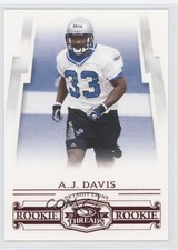 2007 Donruss Threads Rookie Century Proof Red AJ Davis #181 0c2