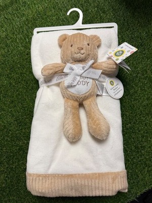 Little Me Teddy Bear Plush Blanket Gift Set