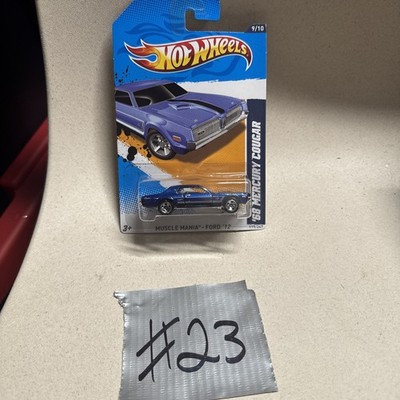 Hot Wheels '68 Mercury Cougar Muscle Mania Ford '12 (blue) 119/247