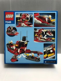 LEGO 7046 World City Fire Command Ship New Sealed