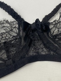 Agent Provocateur Alina Black Lace Bra 32B