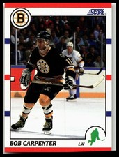 1990-91 Score American #16 Bob Carpenter Boston Bruins