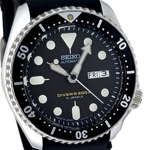 デッド未使用80's MADE in JAPAN 国産ダイバーズ BLACK デッド未使用