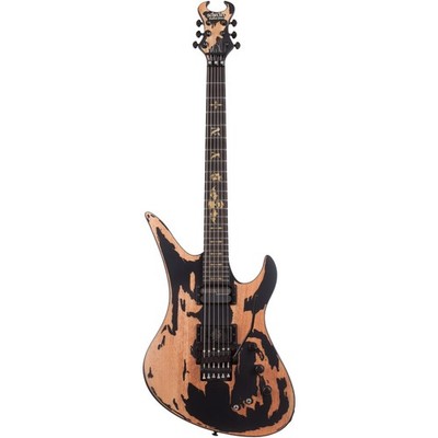 Schecter Synyster Custom-S Distressed Satin Black - E-Gitarre