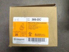 Box of 18- Bridgeport 385-DC Insulated 1-1/2" Ground Bushings