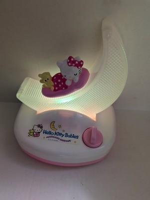 TOMY Sanrio Vintage 1996 Hello kitty Babies Moon Light Serenate Night Light 