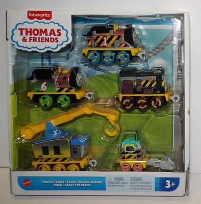 Thomas and Friends 5 Pack ~ THOMAS PERCY CARLY SANDY & DIESEL ~ All Engines Go