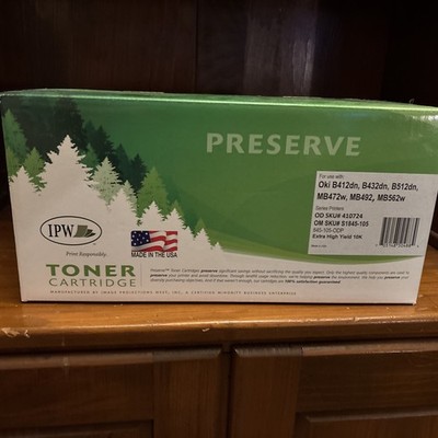 IPW PRESERVE 845-105-ODP Extra High Yield 10K Laser Toner Cartridge Replacement