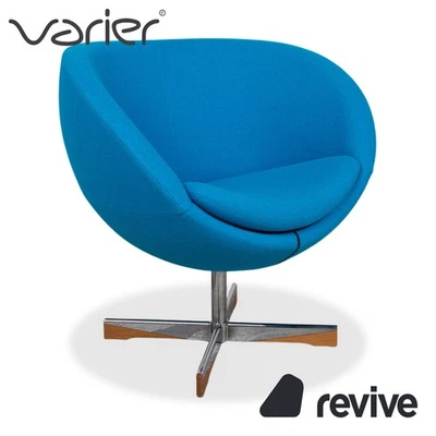 Varier Planet Fauteuil Bleu Clair Turquoise Fonction Pivotante - Photo 1/4