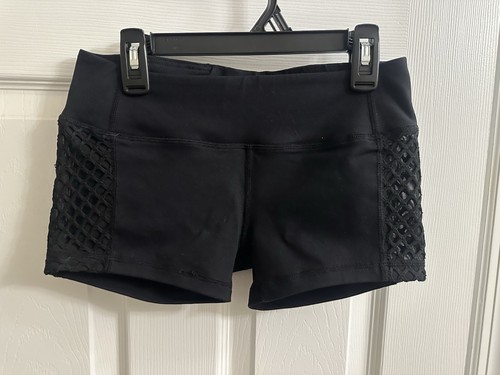 Ivy Sky By Weissman Dancewear Size LC Black Dance Shorts Girls Child Large