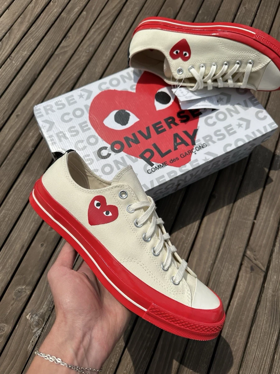 Preços baixos em Tênis Converse Comme Des Garcons Play masculino