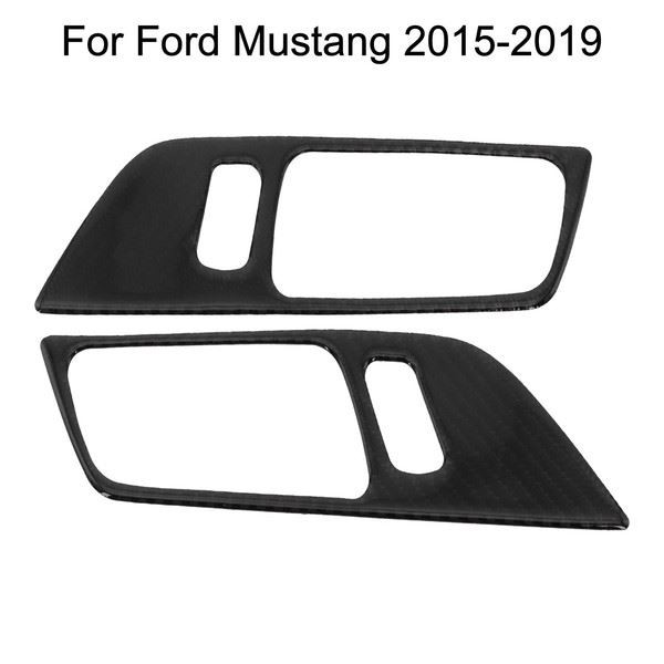 Premium Carbonfaser-Verkleidung FüR Ford Mustang Innenraum 2Pcs-image