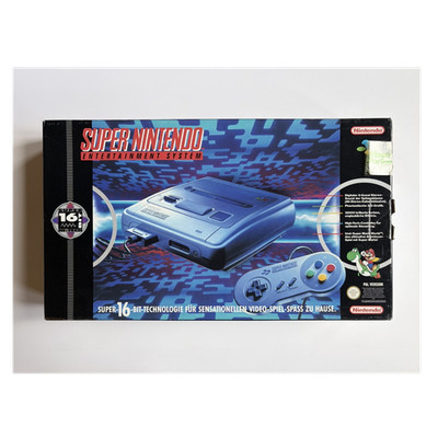 Nintendo SNES PAL mit Super Mario World, Controller, OVP