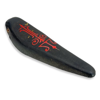 Vintage Banana Bicycle Seat Sting Ray Tribal Hawaiian Chopper Style Black Red