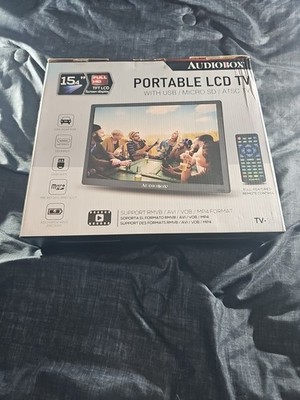 15.4 Full HD Audiobox Portable LCD TV with Remote Control
