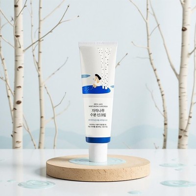 ROUND LAB Birch Juice Moisturizing Sun Cream, SPF50+ PA++++, 1.69 fl.oz.