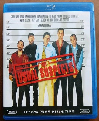 The Usual Suspects (Blu-ray, 1995) Kevin Spacey, Benicio Del Toro, Bryan Singer