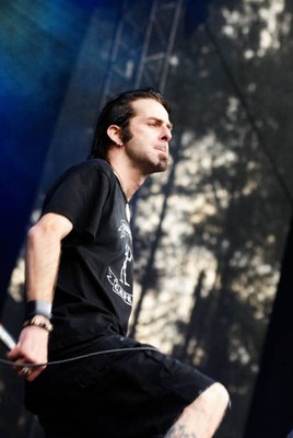 Randy Blythe And Lamb Of God Randy Blythe Performing Live Onstage Old Photo 7