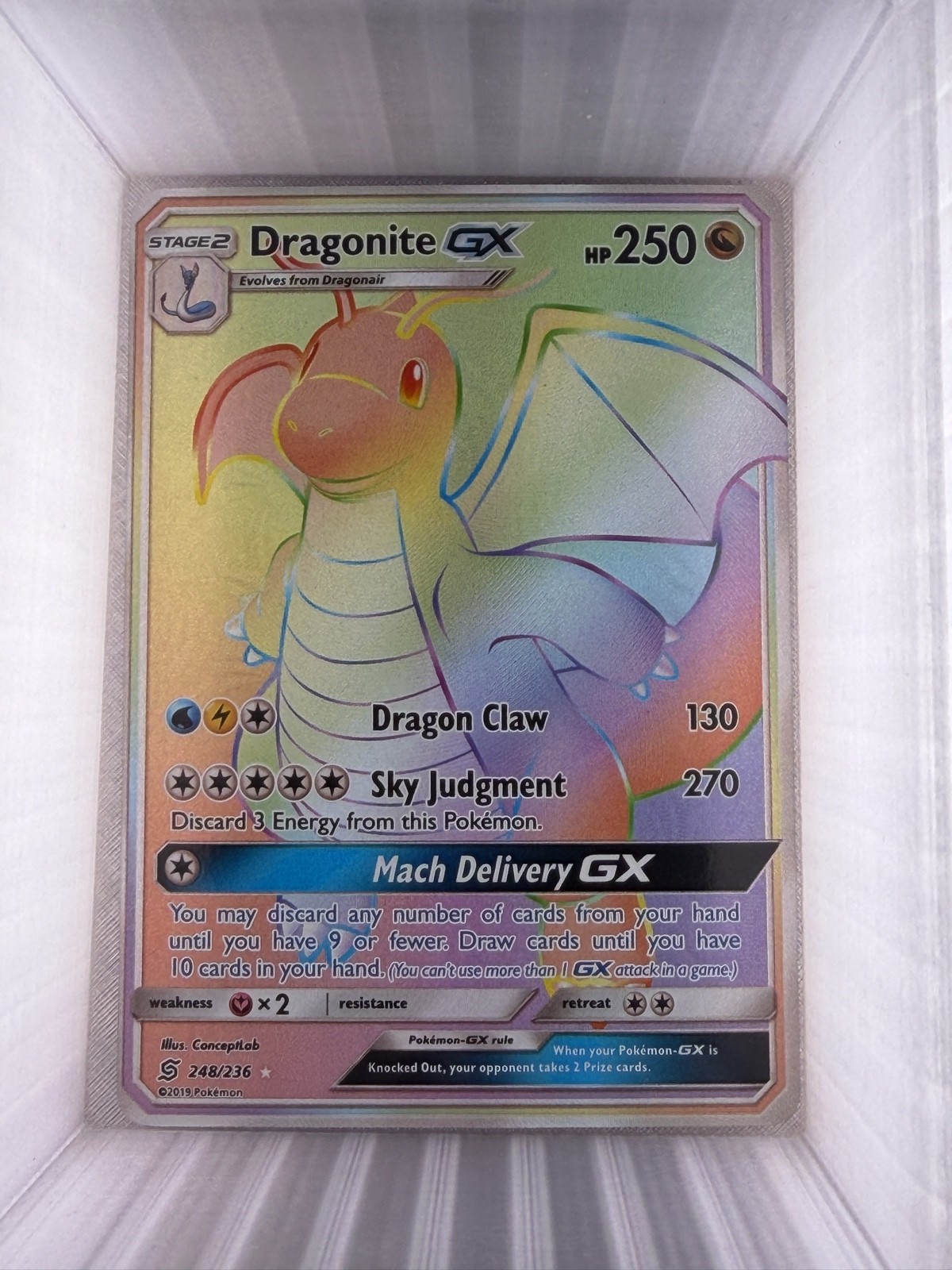 Dragonite GX (Secret) 248/236 Sm-Unified Minds Holo