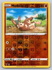 Mudbray 096/185 Reverse Holo SWSH04: Vivid Voltage Pokemon Card - NM