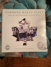 Toronto Maple Leafs 2002-03 Medallion Collection Full Set The Toronto Sun