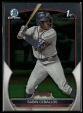 2023 Bowman Draft #BDC-110 Sabin Ceballos Chrome