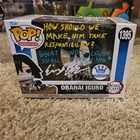 AUTO w QUOTE: Obanai Iguro Funko Pop!  Demon Slayer PSA authentication