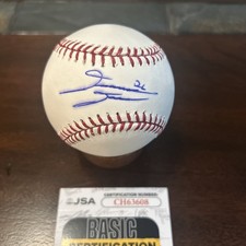 David Dahl Autographed Baseball (JSA CERT