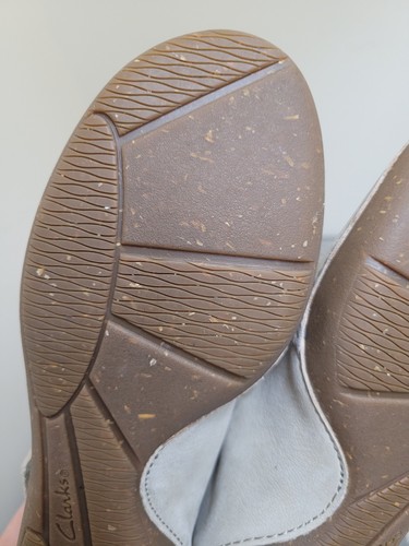 Worn Twice Stone Clarks Artisan Nubuck Mary Jane Comfort Shoes Size 4 EU 37 - Picture 16 of 18
