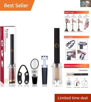 #ad #ad Wine Lover#x27;s Dream: Efficient Air Pressure Opener Cutter amp; Vacuum Stopper $23.74