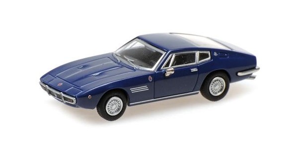 Minichamps 1:87 Maserati Ghibli Coupe - 1969 - Dark Blue 870123021-image