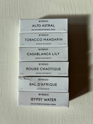 BYREDO Proben 6x 2ml Eau de Parfum & Extrait de Parfum neu & OVP