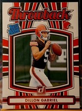 2025 Dillon Gabriel Browns Bronze SP Color Match Donruss Rated Rookie #15  NM-MT