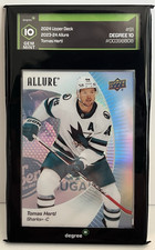 Tomas Hertl 2023-24 Allure Upper Deck Graded Degree 10 Gem Mint Sharks #91