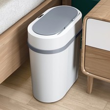 12L Motion Sensor Bin Smart Trash Can Bathroom Gap Automatic Waste Bin Trashcan